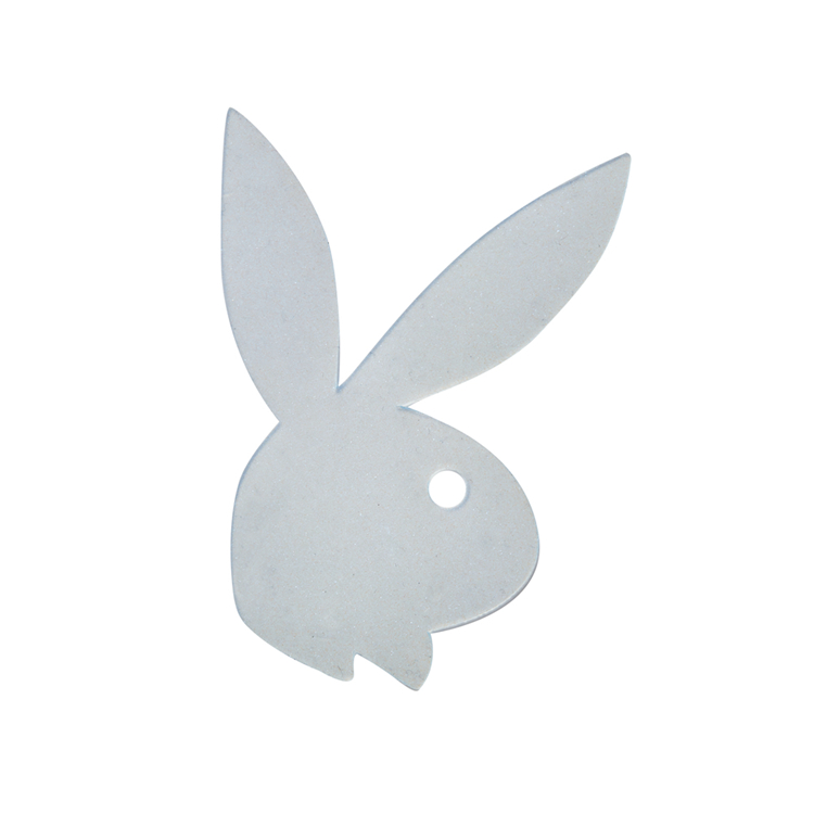 Hollow Out silicone logo patch design